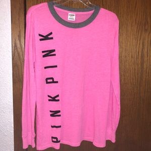 Victoria’s Secret pink shirt